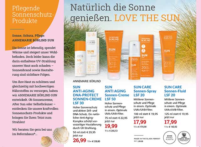 Bio-Sonnenschutz