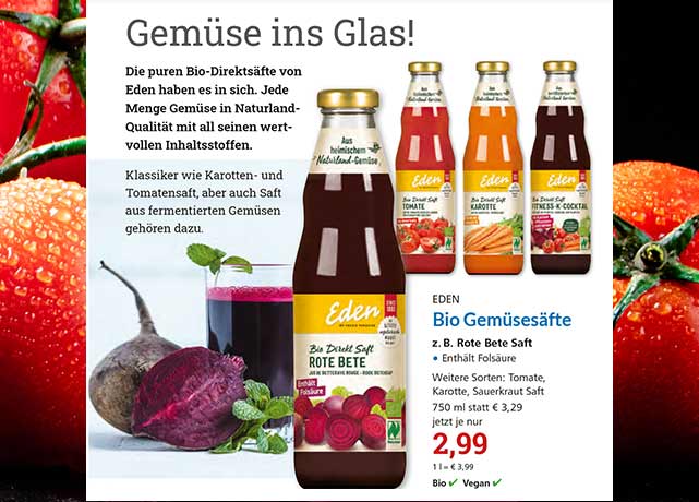 Reformhaus Angebote Juli 2022 Gemüse ins Glas